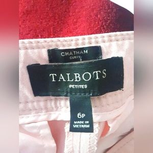 TALBOTS Petites Chatham pale pink women's pants 6P